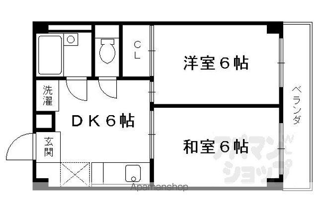 メルディアキューブ観月橋 A棟の間取り写真