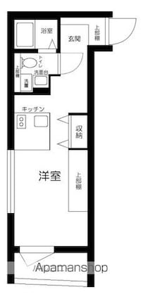 東京都品川区東品川１丁目[1R/20.41m2]の間取図