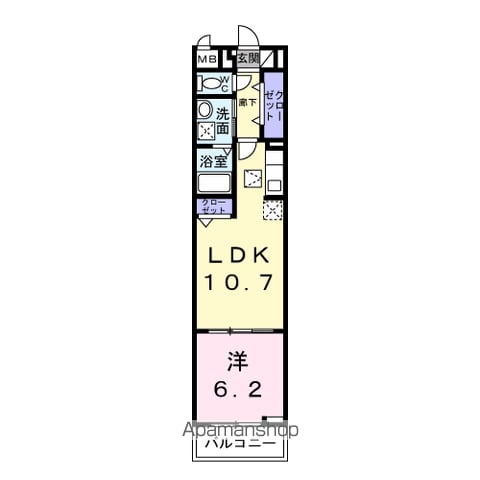 【コートヤードⅢ番館の間取り】