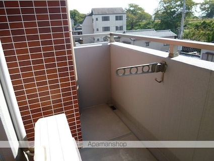 エルミナコート草津[1K/29.6m2]のバルコニー