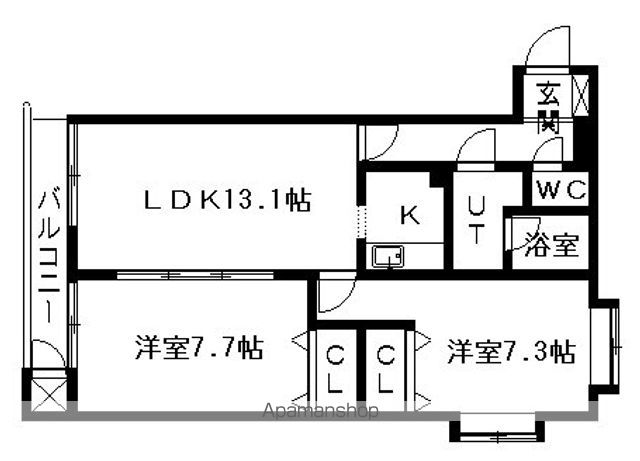 ロームラス桑園の間取り写真