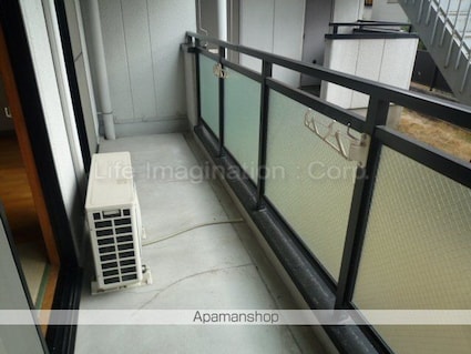 滋賀県大津市大萱７丁目[2DK/45.36m2]のバルコニー