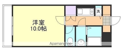 シティガーデンオオヤマ[1K/30m2]の間取図