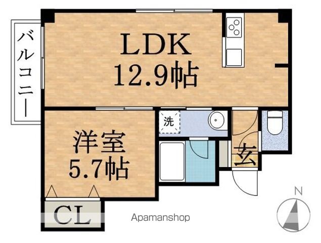 グラードエルヴィータ円山の間取り写真