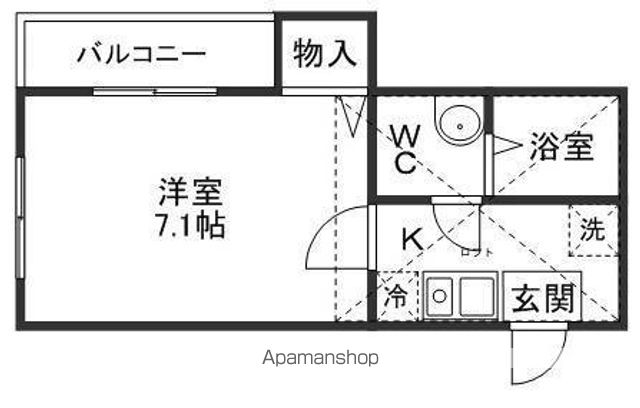 サザンパラダイスの間取り写真