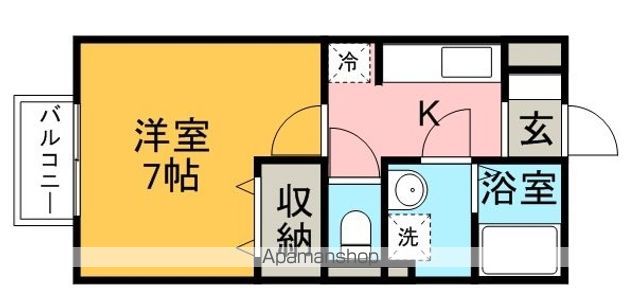 サンシティ スズイ Eの間取り写真