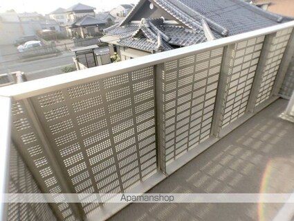 ドエル・ＴＯＭＯⅡ[2DK/62.38m2]のバルコニー