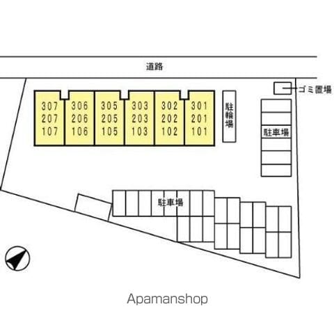 プレステージ 305 ｜ 福岡県太宰府市水城３丁目9-8（賃貸アパート2LDK・3階・58.07㎡） その8