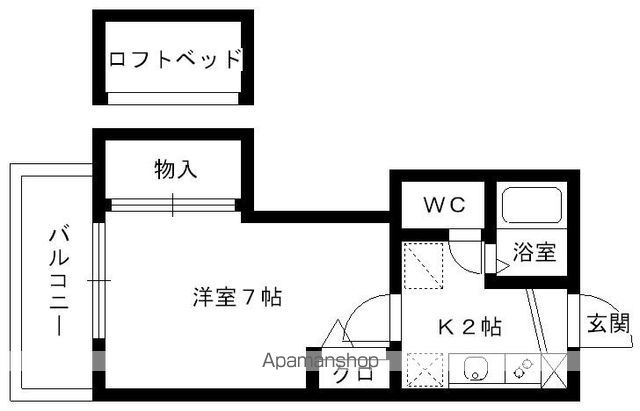 ヴェルデ香椎の間取り