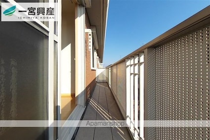 ハーミテージ　Ｃ棟[2LDK/61.6m2]のバルコニー