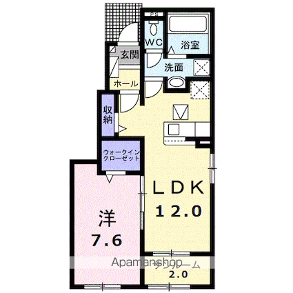 フロムガーデンＮ[1LDK/50.14m2]の間取図