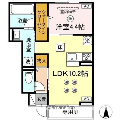 カサブランカIIの間取り写真