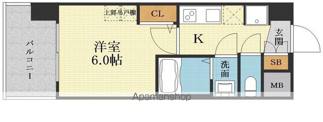 プレリスNEO大阪十三エルヴィオンの間取り写真