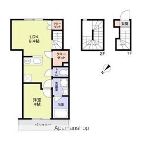 WOODCREST沼袋RESIDENCEの間取り写真