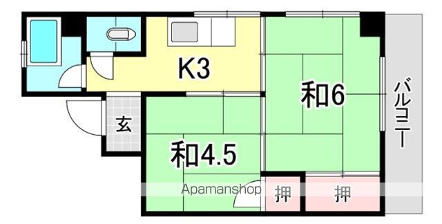 西林ビルの間取り写真