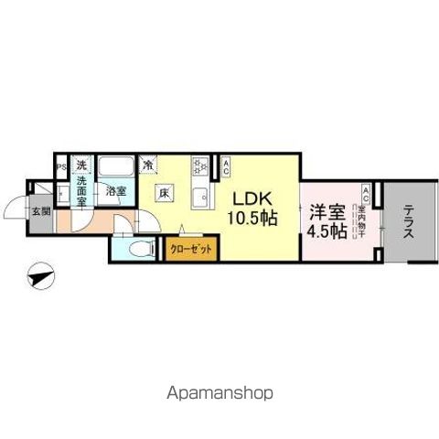 セレスティア清水の間取り写真