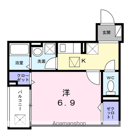 ヒカルサ京都伏見深草の間取り写真