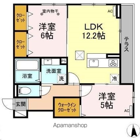DーROOMフィオレンテ富沢西の間取り写真