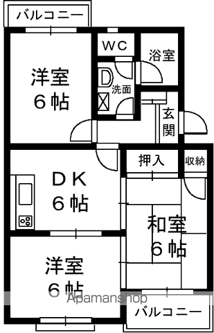 ルグランの間取り写真