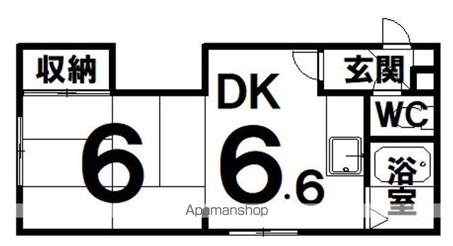 マーザァハイツ 203 ｜ 北海道釧路市材木町2-4（賃貸アパート1DK・2階・27.54㎡） その2