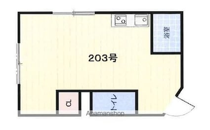 ＢＣＵＢＥ[1K/11.77m2]の間取図