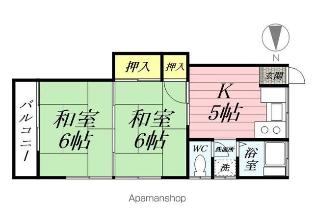 三栄荘の間取り写真