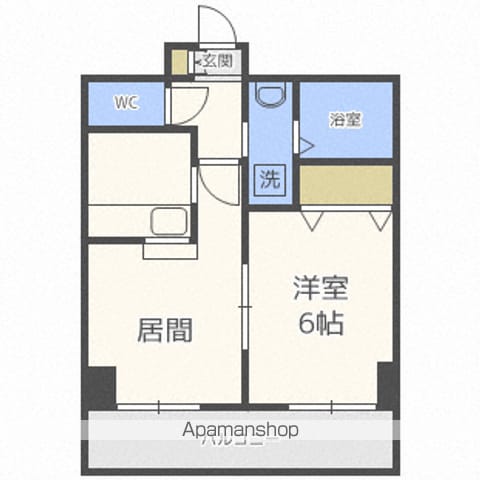 アーバンフラッツ豊平4条の間取り写真