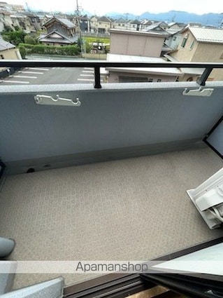 滋賀県草津市矢橋町[1K/22.68m2]のバルコニー