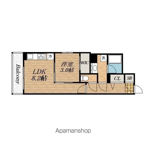 S−RESIDENCE天満橋ARの間取り写真