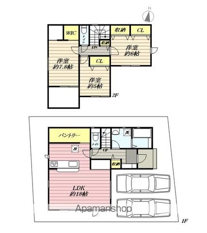 【練馬区西大泉の戸建ての間取り】