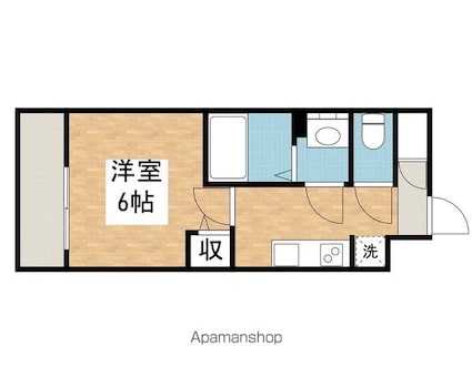 メイクス今池ＰＲＩＭＥ[1K/22.79m2]の間取図