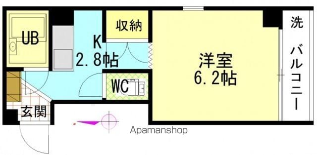 宇品丸八ビルの間取り写真