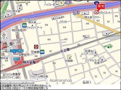 スカイコート明大前第２[1K/15.37m2]の周辺9