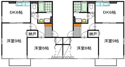 ブリリアントハイツ[2DK/50.91m2]の間取図
