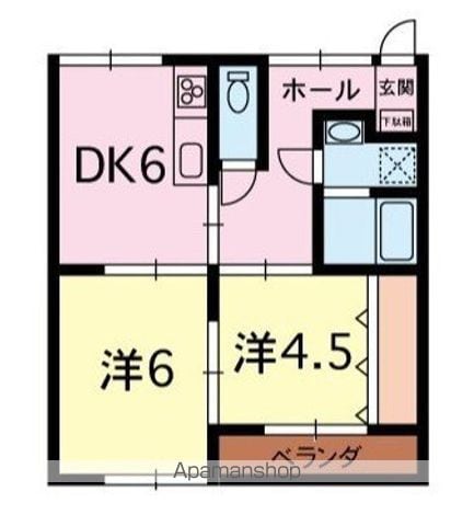 モリッツ島崎の間取り写真