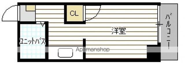 ＡＹビル[1R/17m2]の間取図