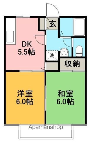 津ノ宮ガーデンの間取り写真