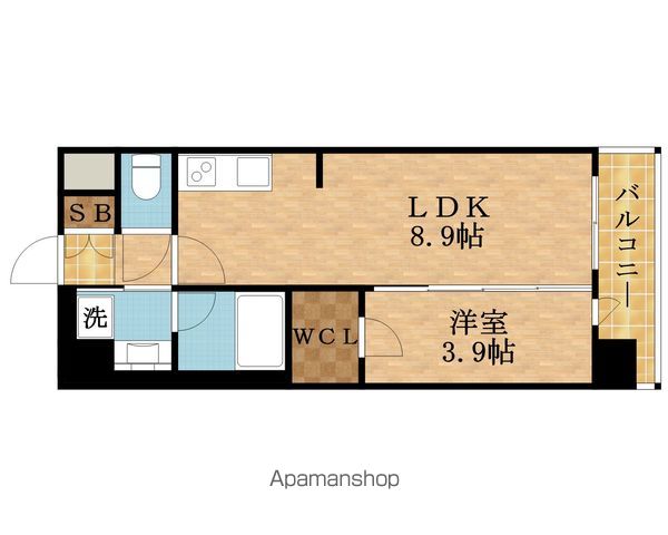 スプランディッドライズ新大阪ノースの間取り
