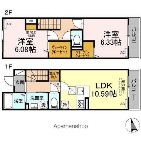 【グラナーデ高井戸東の間取り】