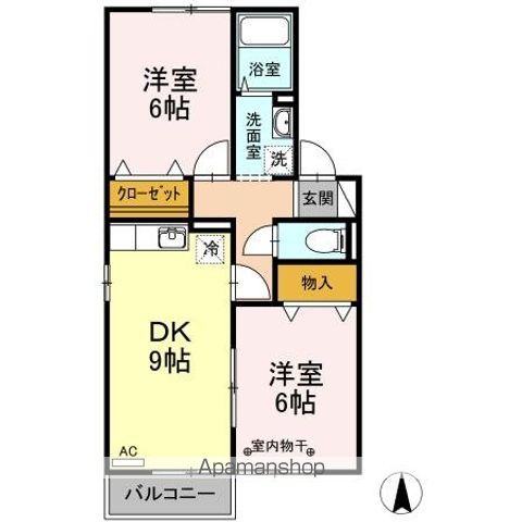ルピナK・S ABCの間取り写真