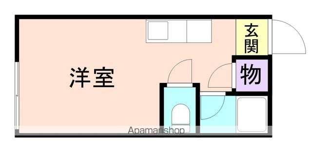 和歌山県和歌山市善明寺[1R/17m2]の間取図
