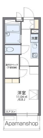 レオパレス水前寺の間取り写真