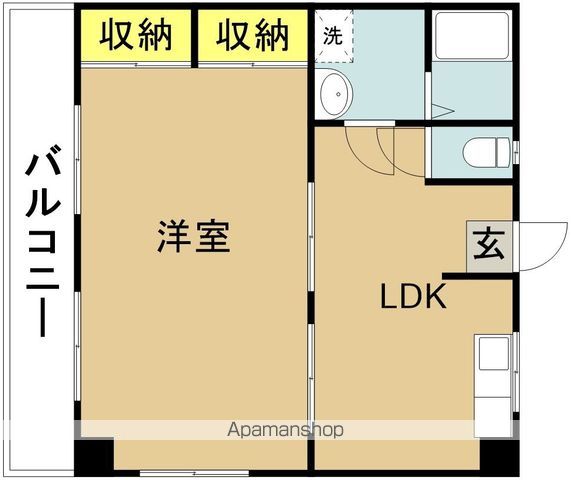 岡田コーポの間取り写真
