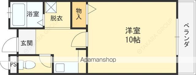 クラージュハイツの間取り写真