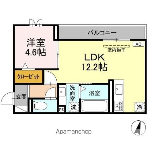 【ＤーＲＯＯＭ徹明通の間取り】