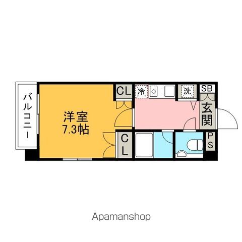 コンフォール高宮東の間取り写真