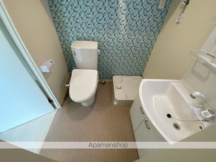 ハーモニーテラス中台[1R/14.53m2]のトイレ