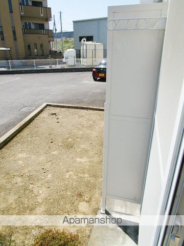 山梨県中巨摩郡昭和町西条[1K/23.18m2]のバルコニー