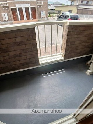 ピアチェーレⅡ[1LDK/46.49m2]のバルコニー