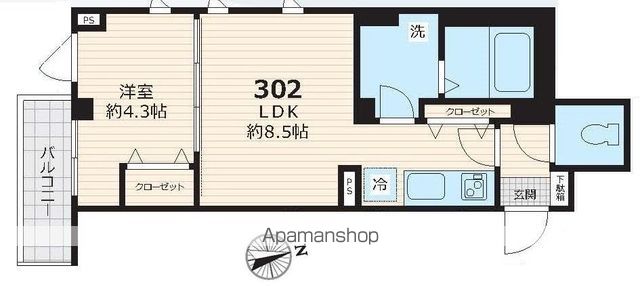 ブラン目黒本町の間取り